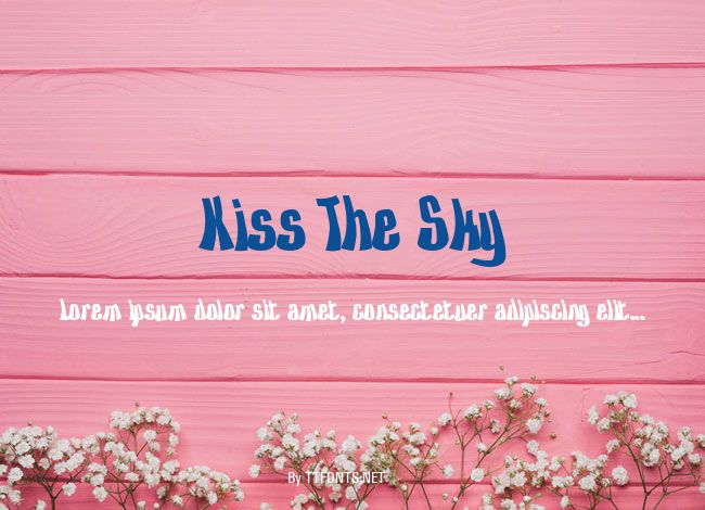Kiss The Sky example