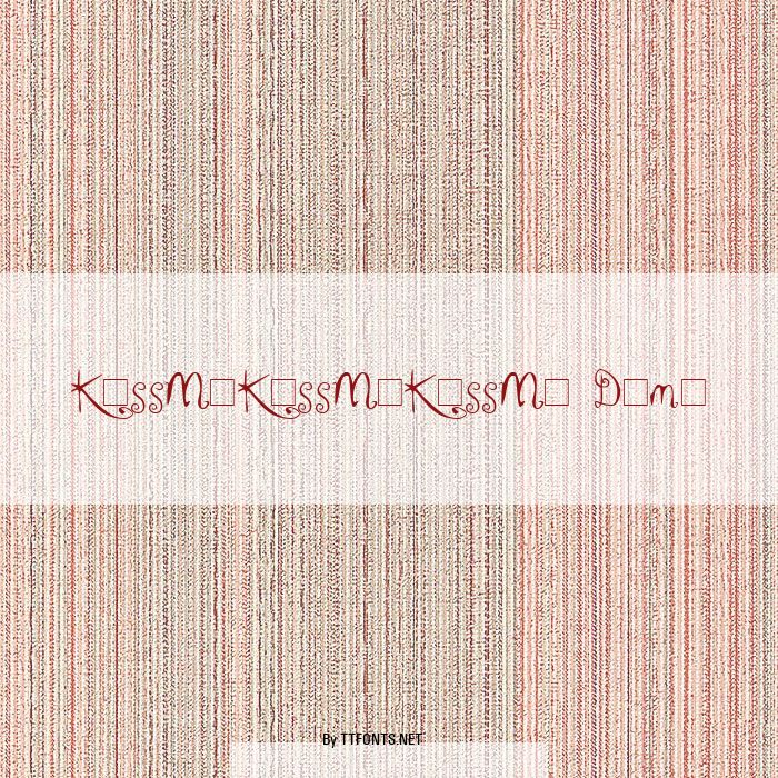 KissMeKissMeKissMe Demo example