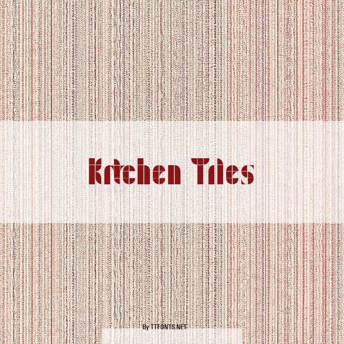 Kitchen Tiles example