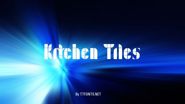 Kitchen Tiles example