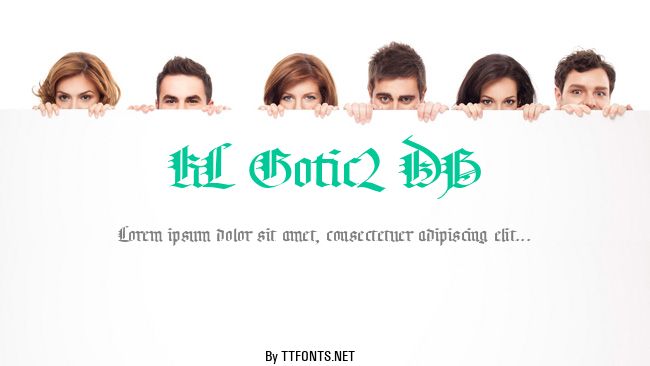 KL Gotic2 DB example