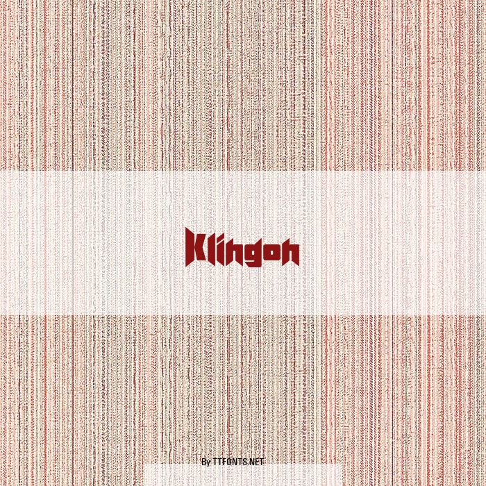 Klingon example