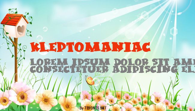 Kleptomaniac example