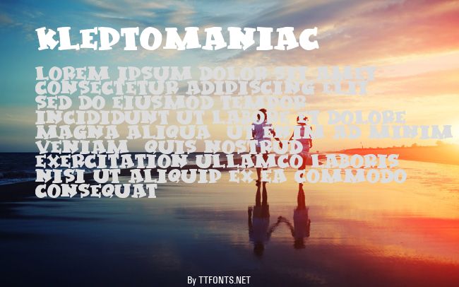 Kleptomaniac example