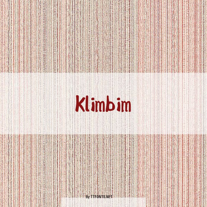 Klimbim example