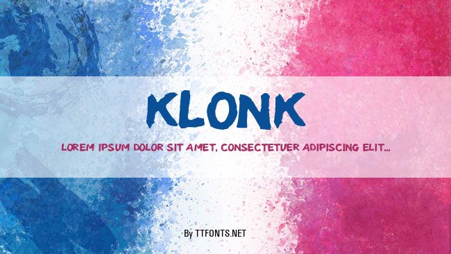 Klonk example