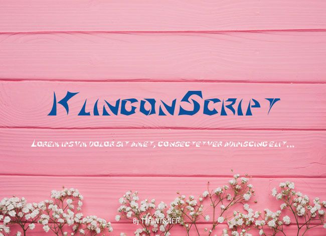 KlingonScript example