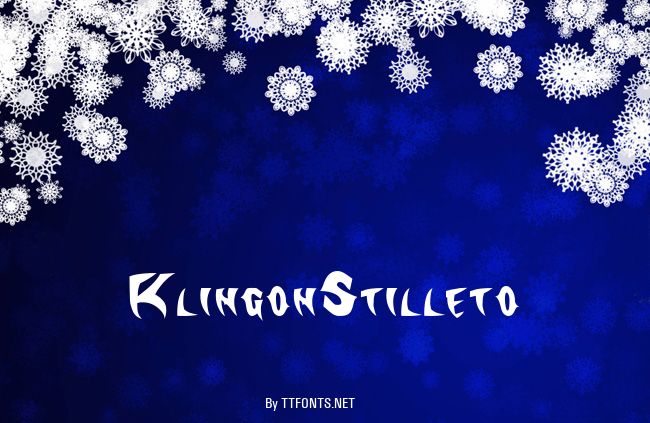 KlingonStilleto example