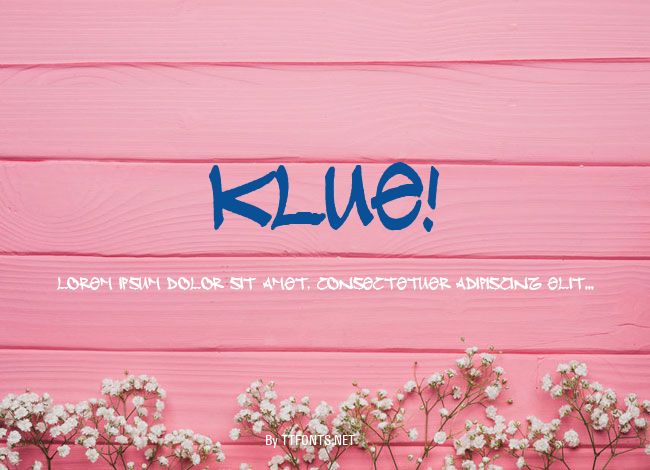 Klue! example