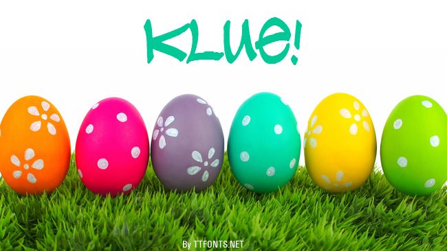 Klue! example