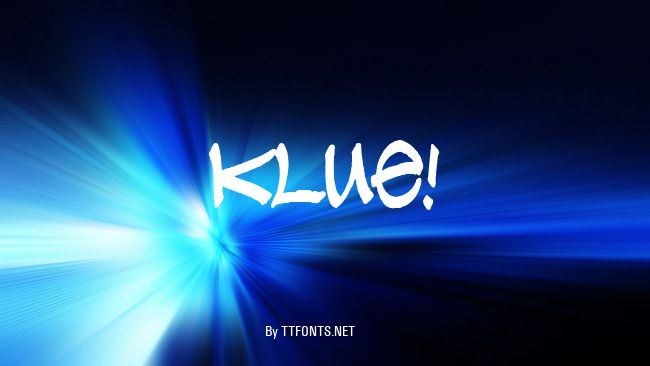 Klue! example