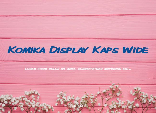 Komika Display Kaps Wide example