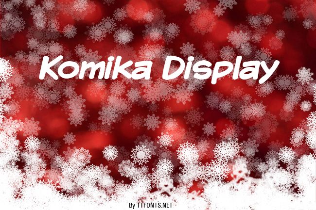 Komika Display example