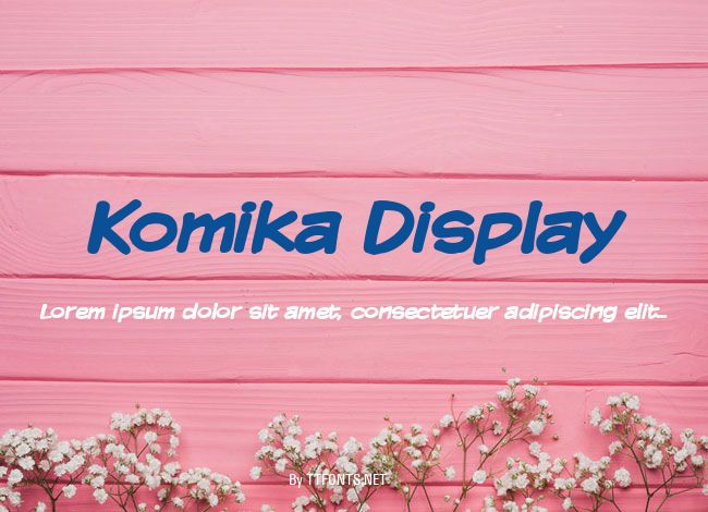 Komika Display example