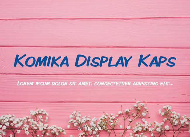 Komika Display Kaps example