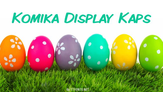 Komika Display Kaps example