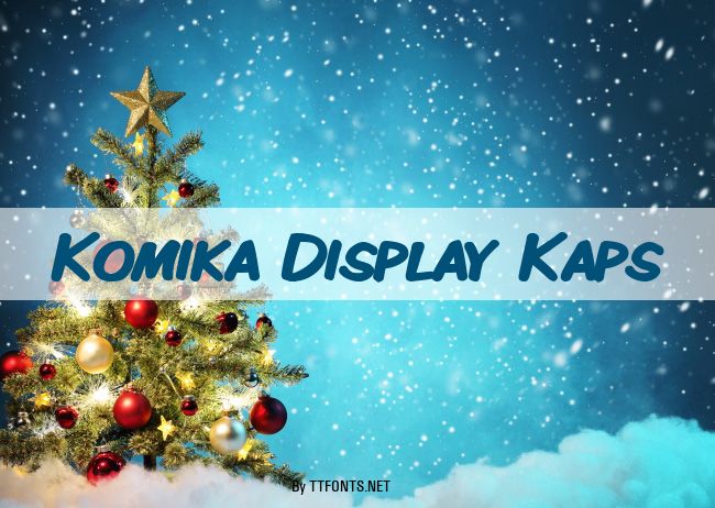 Komika Display Kaps example