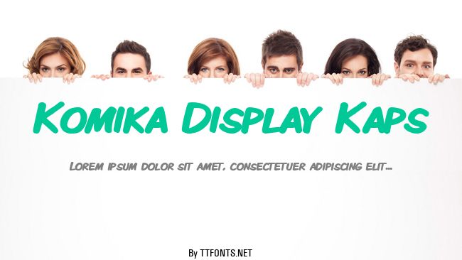 Komika Display Kaps example