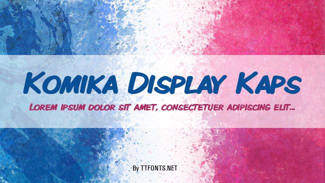 Komika Display Kaps example