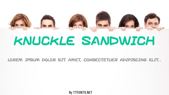 Knuckle sandwich example