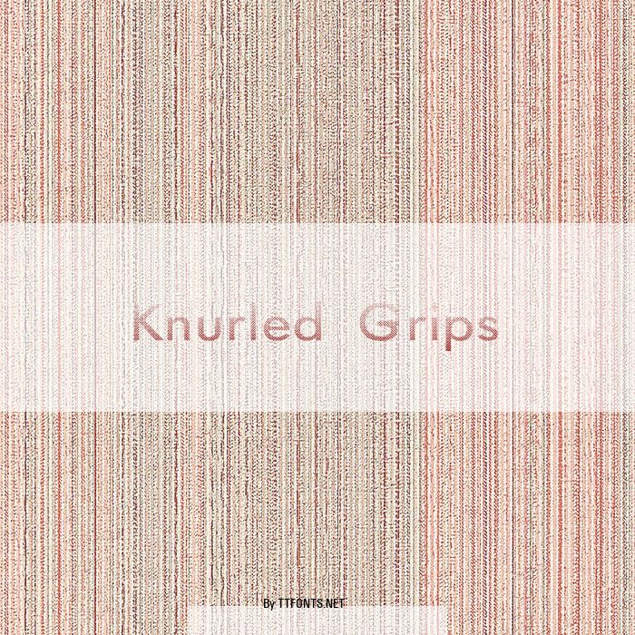 Knurled Grips example