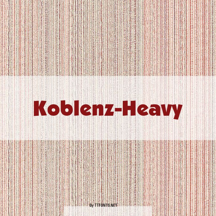 Koblenz-Heavy example