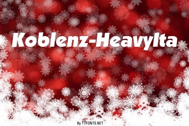 Koblenz-HeavyIta example