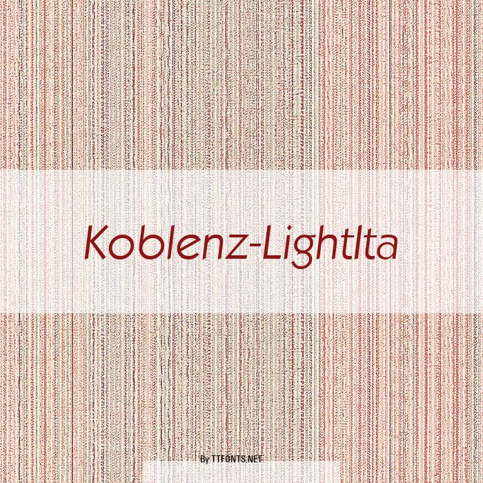 Koblenz-LightIta example