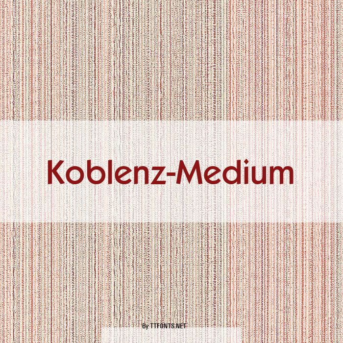 Koblenz-Medium example