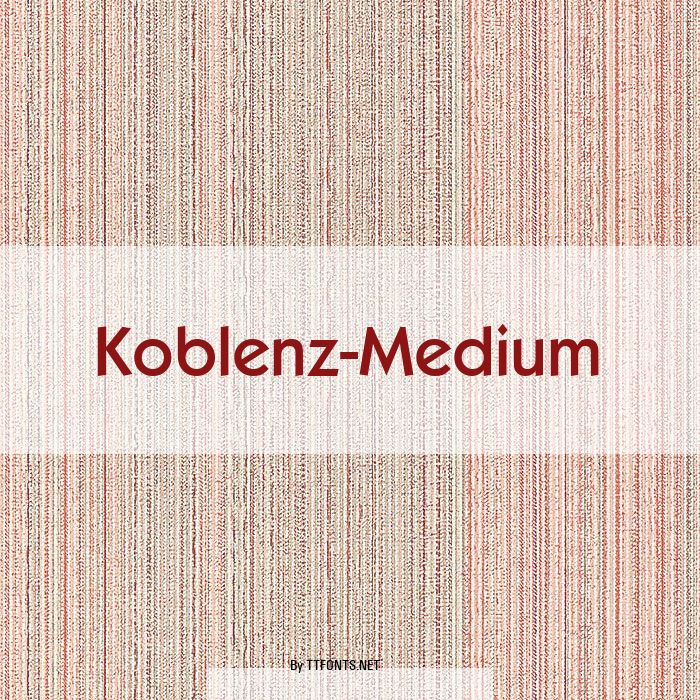 Koblenz-Medium example