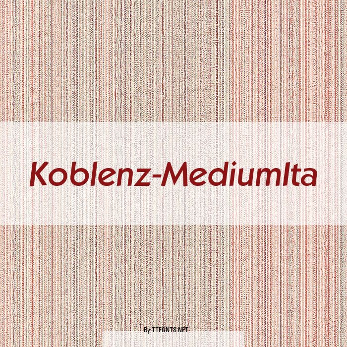 Koblenz-MediumIta example