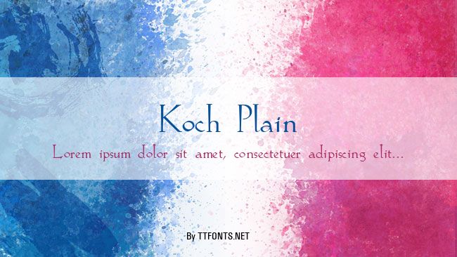 Koch Plain example