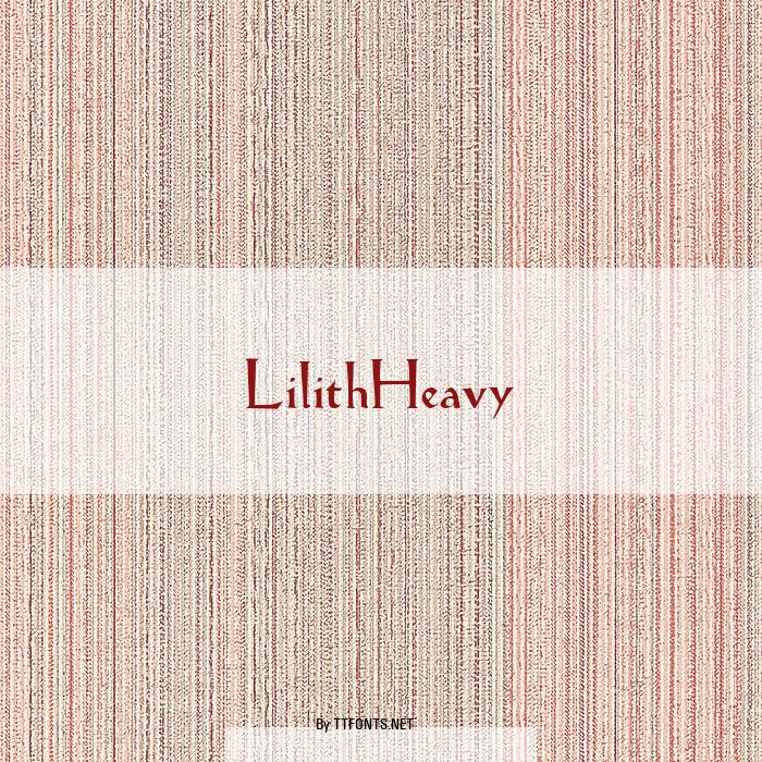 LilithHeavy example