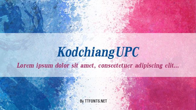 KodchiangUPC example