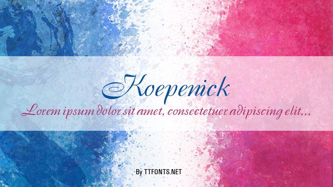 Koepenick example