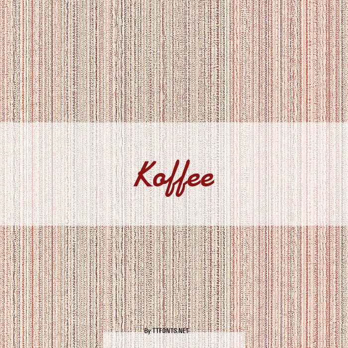 Koffee example