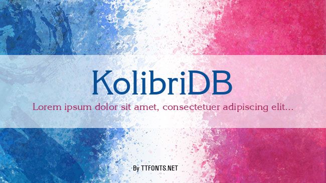 KolibriDB example