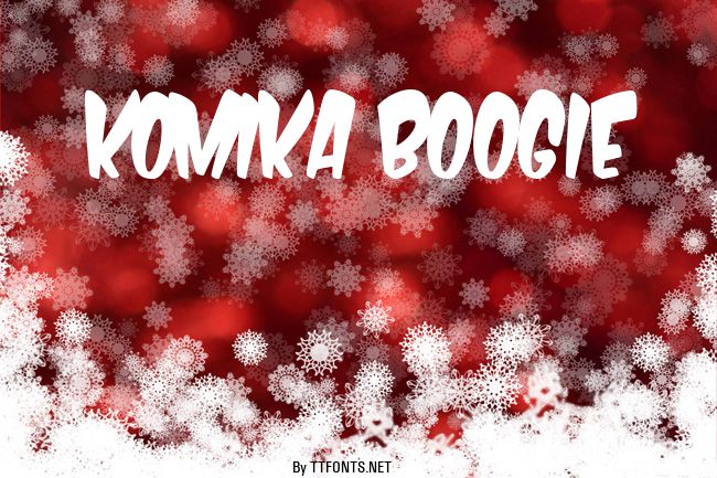 Komika Boogie example