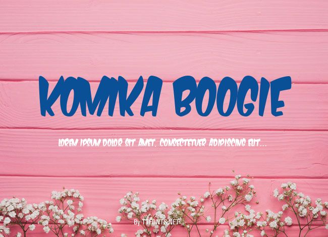 Komika Boogie example