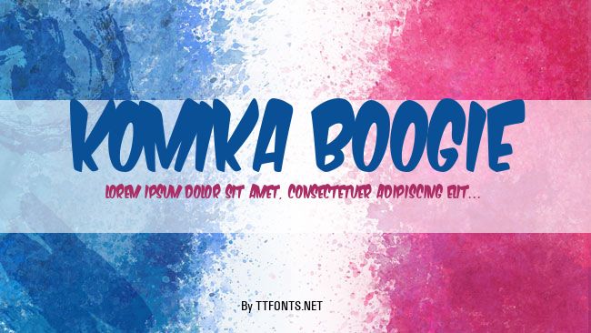 Komika Boogie example