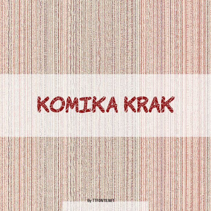 Komika Krak example