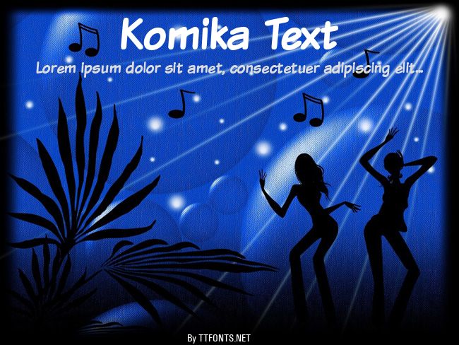 Komika Text example