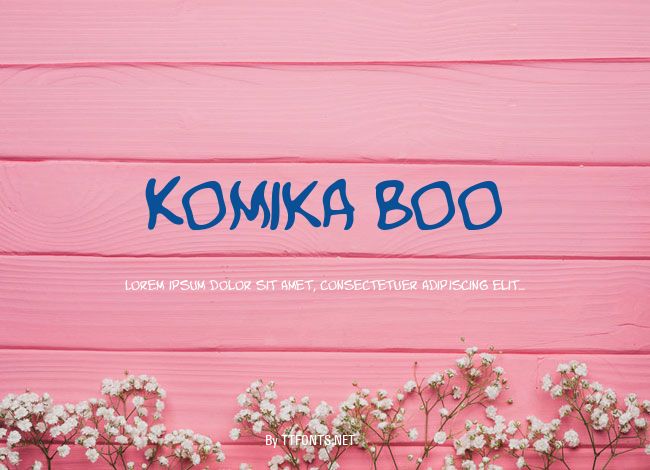 Komika Boo example