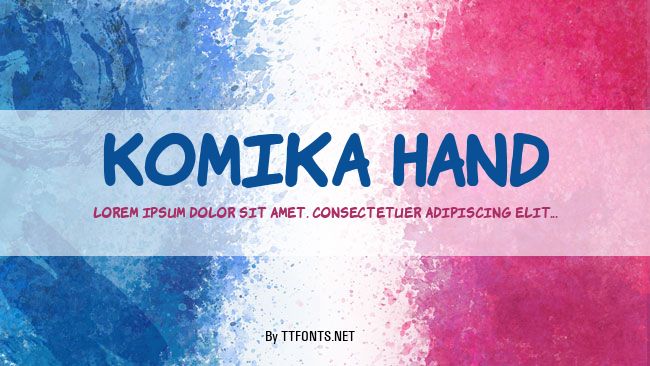 Komika Hand example