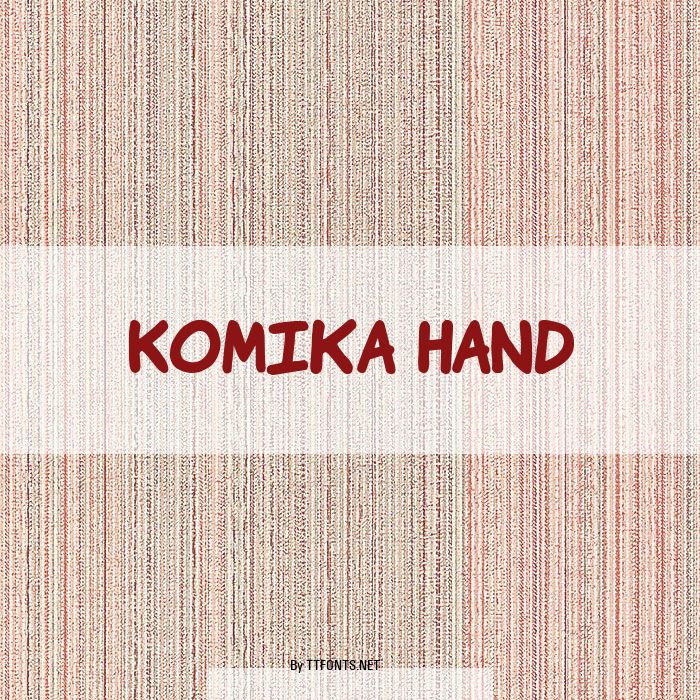 Komika Hand example