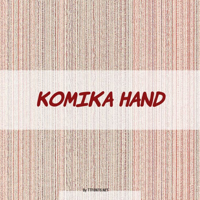 Komika Hand example