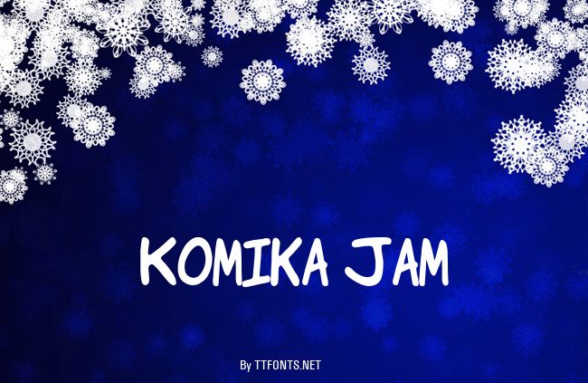 Komika Jam example