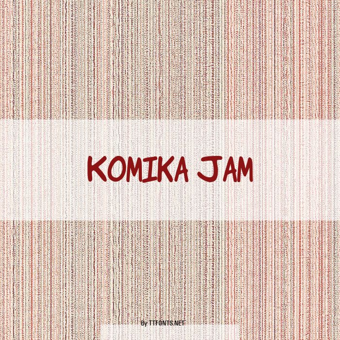 Komika Jam example