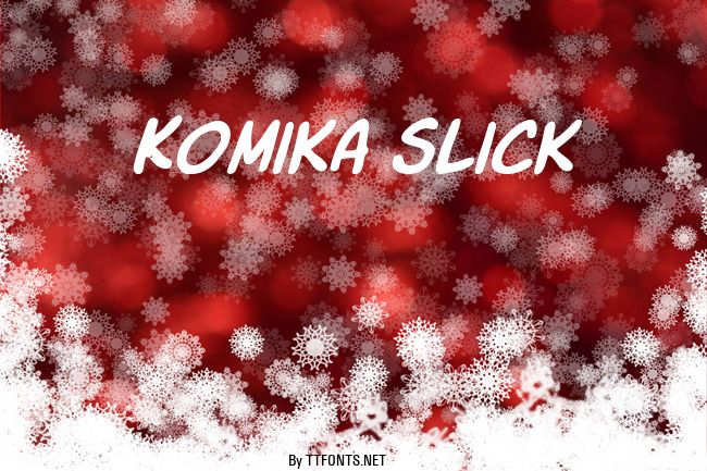 Komika Slick example