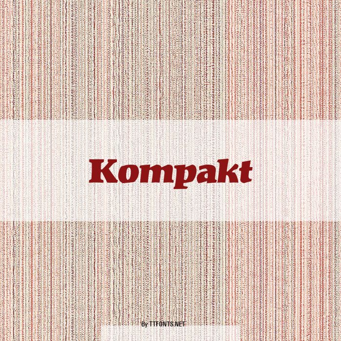 Kompakt example